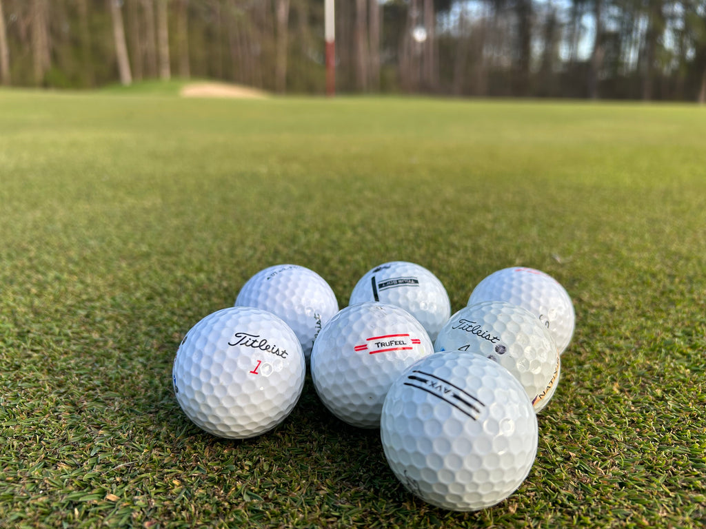 12 Pack Used Golf Balls – Titleist Brand, All White