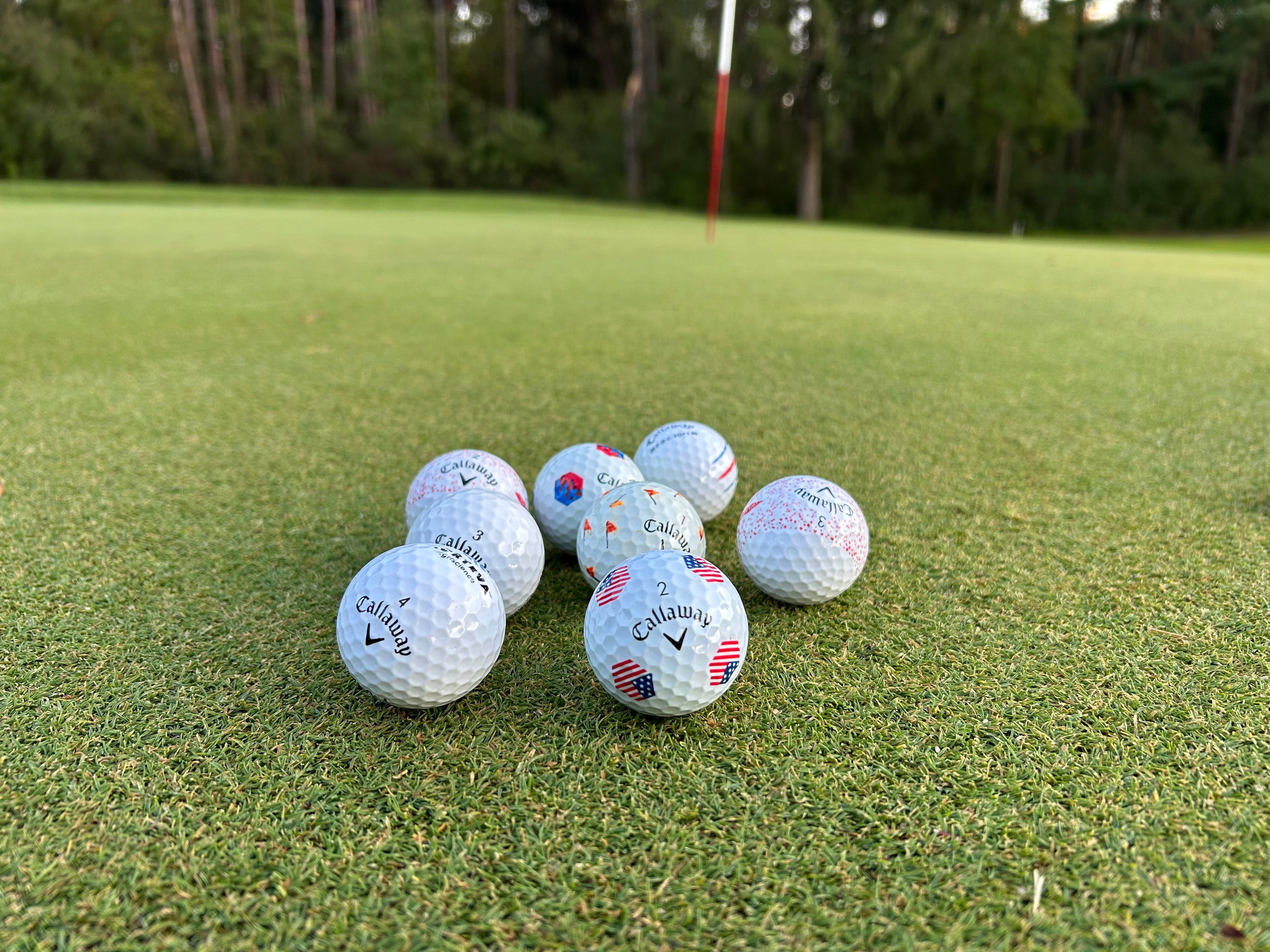12 PACK USED GOLF BALLS – CALLAWAY BRAND, ALL WHITE