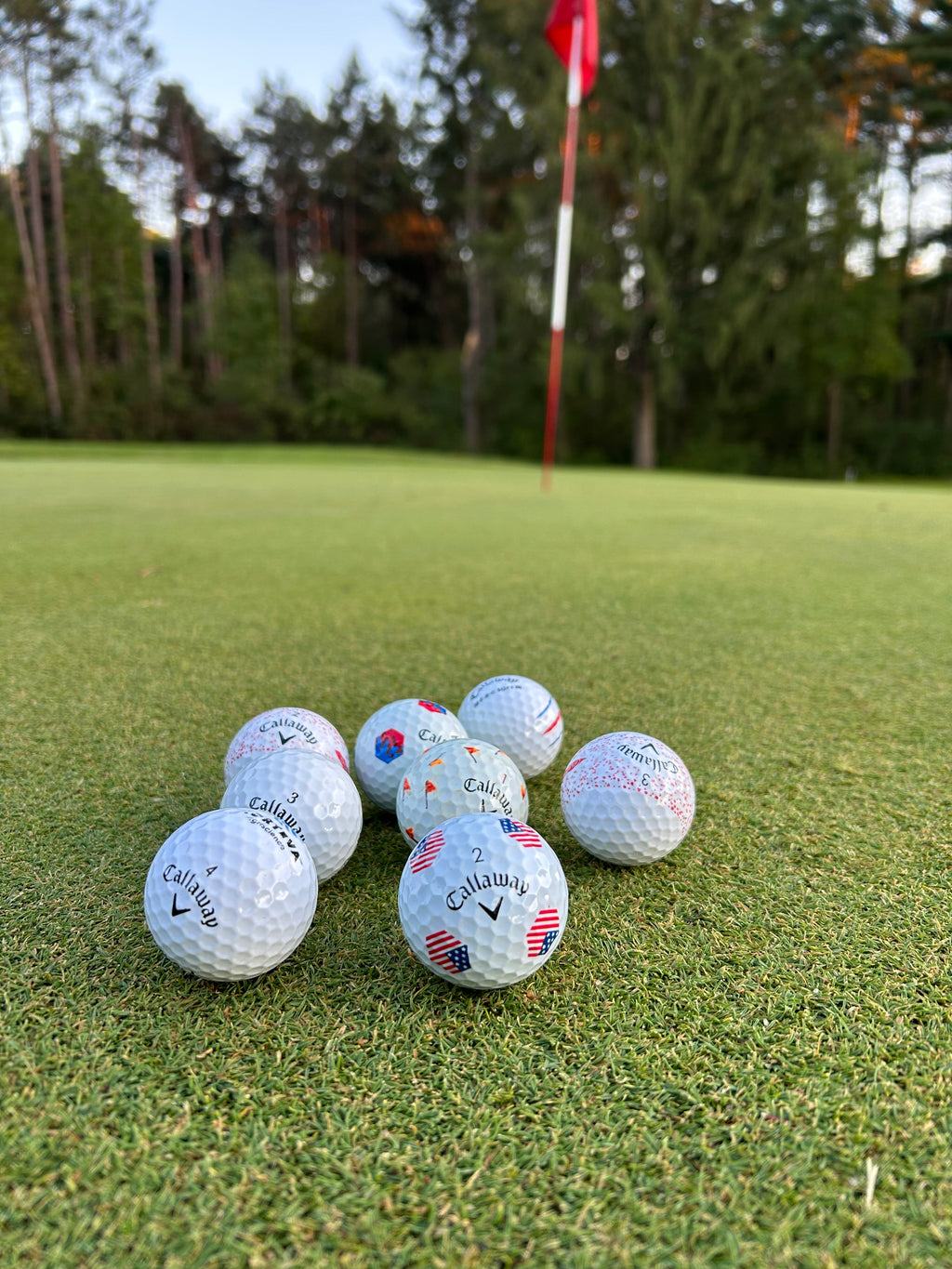 12 PACK USED GOLF BALLS – CALLAWAY BRAND, ALL WHITE