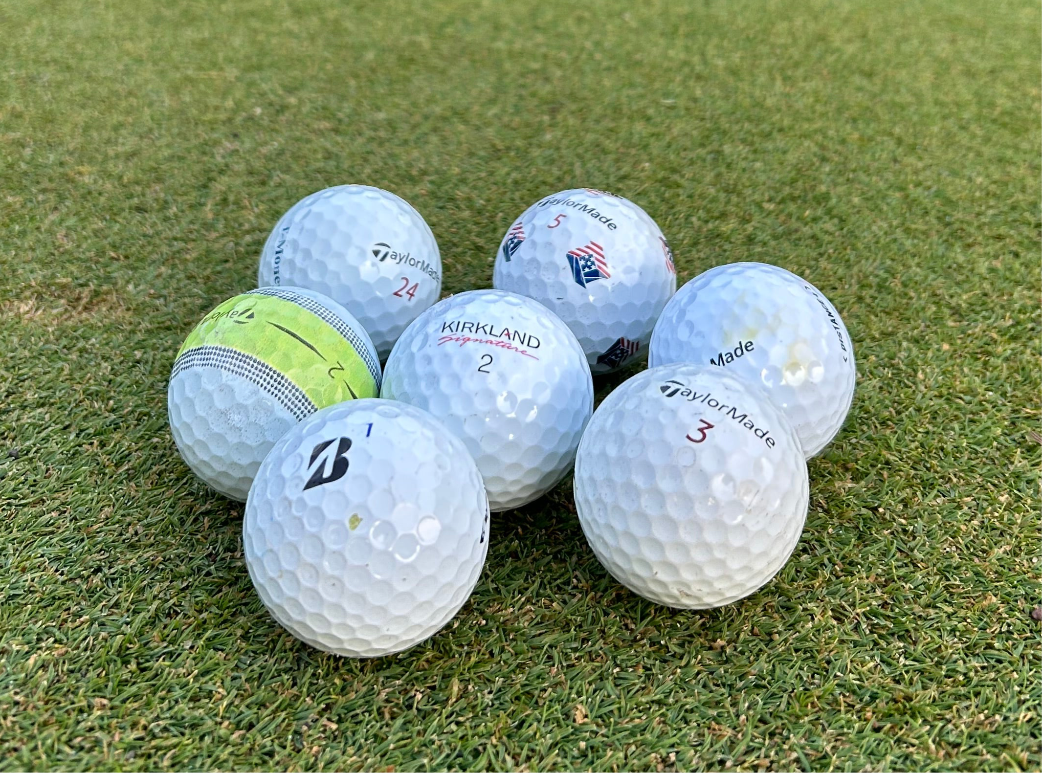 12 Pack Used Golf Balls – Random Brands, All White